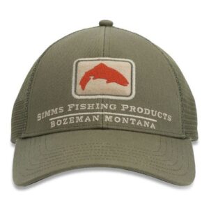 Simms Trout Icon Trucker Riffle Green