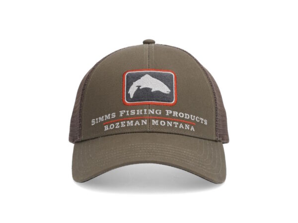 Simms Trout Icon Trucker Cap-Hickory