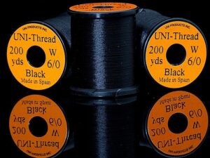 UNI Thread - bindetråd-Black-6/0