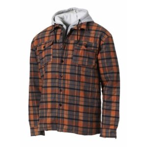 Savage Gear Twin Skjorte Jakke Orange/Grey Check