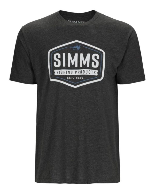 Simms Fly Patch T-Shirt Charcoal Heather S