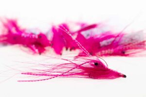 10 STK Pattegrisen (ægte whiting spey) - Hot Pink/Magenta 8