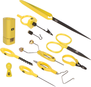 Complete Fly Tying Tool Kit - Yellow