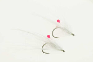 Hvid Spey shrimp - Str 6