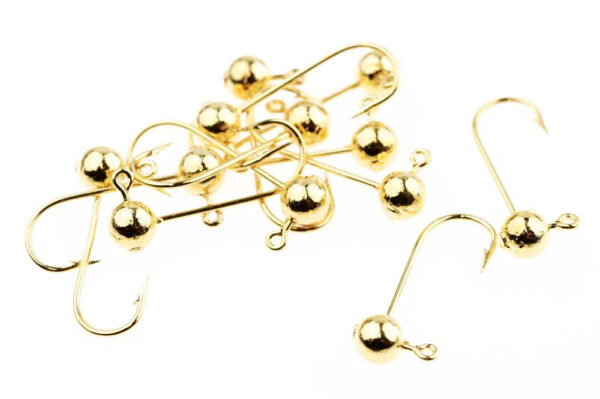 Jig Heads Ball Style - Gold