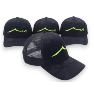 Searun Trucker Cap Black Chartreuse