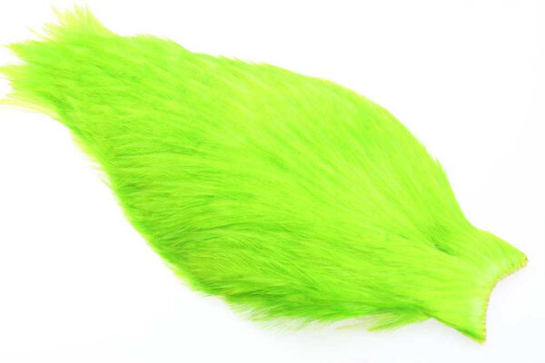 Whiting American Rooster Cape - Green Chartreuse