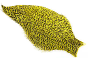 Whiting American Rooster Cape - Grizzly Yellow