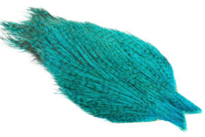 Whiting Coq de leon Cape - Badger Silver Doctor Blue