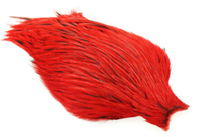 Whiting Freshwater Streamer Cape - Silver Badger Red