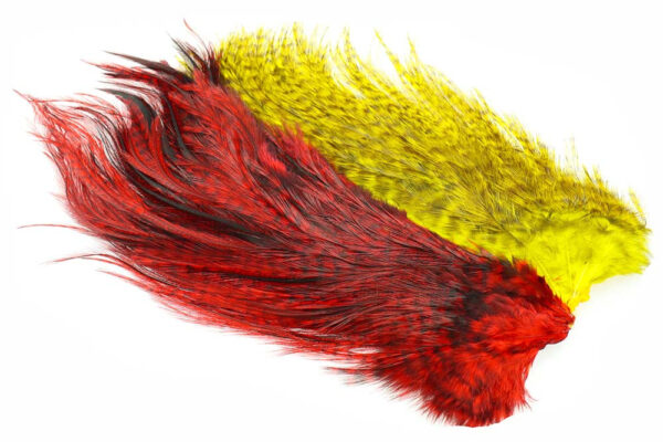 Whiting Rooster Coq de leon Predator pack - Red/Yellow