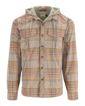 Simms ColdWeather Hoody - Stone Neo Plaid