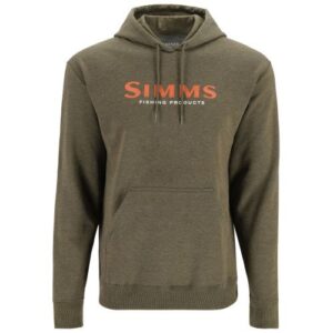 Simms Logo Hoody Military Heather