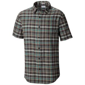 Columbia Under Exposure YD Short Sleeve Shirt Mens, Shark