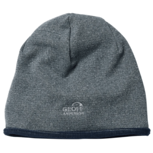 Geoff Anderson WizWool Grid Hood Grå