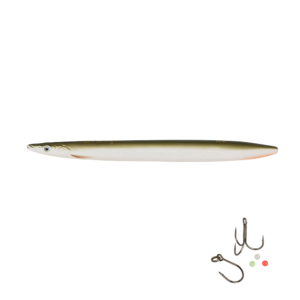 Savage Gear 3d Line Thru Sandeel 11cm - 15gr Matt White Tobis - Wobler
