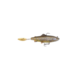 Savage Gear 4d Trout Spin Shad 14,5cm - 80gr Dark Brown Trout - Softbait