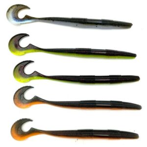Westin Swimming Worm 13cm 5gr Dark Water Mix 7 5pcs