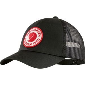 Fjällräven 1960 Logo Långtradarkeps Cap Black S/M