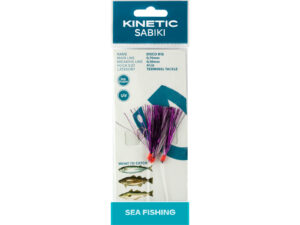 Kinetic Sabiki Disco Torsk/Makrel Forfang #1/0 Pink/White Flash