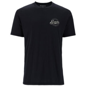 Simms Circle Lockup T-Shirt Black