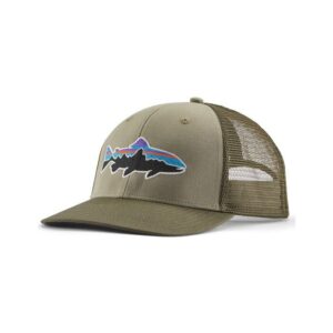 Patagonia Fitz Roy Trout Trucker Cap River Rock Green