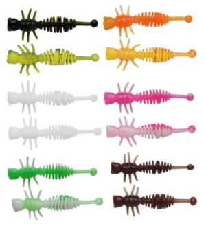 Powerbait Larvae 55mm - Hvid
