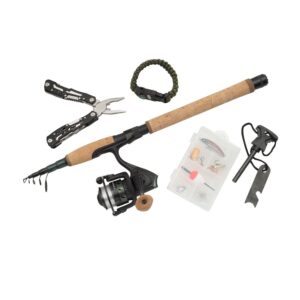 Abu Garcia Diplomat Wilderness Survival Tele Combo - Fiskesæt