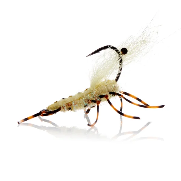 Honey Schrimp Chartreuse Leg Kystflue
