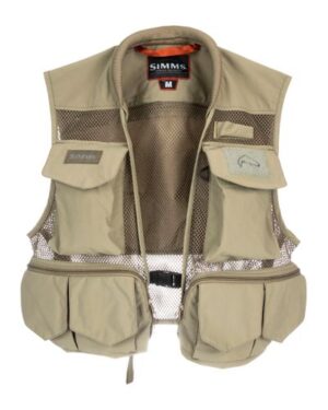 Simms Tributary Fiskevest Tan XL