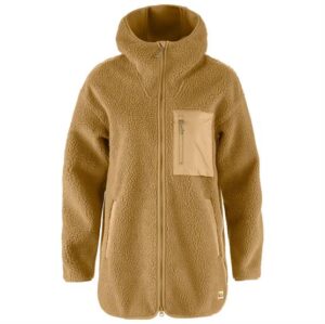 Fjällräven Vardag Pile Fleece Long Womens, Buckwheat Brown