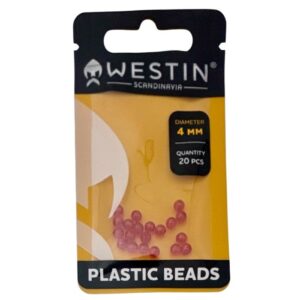 Westin Plastic Beads 4mm Red