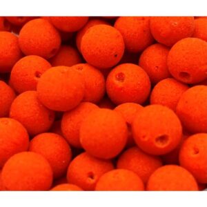 KCB Predrilled Mini Boilies Krill Fluo Orange 9mm 50gr