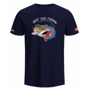 Fladen Hungry Cod T-Shirt Blå