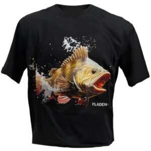 Fladen Perch Hunter T-Shirt Sort