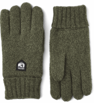 Hestra Basic Wool Handsker Olive Str 11