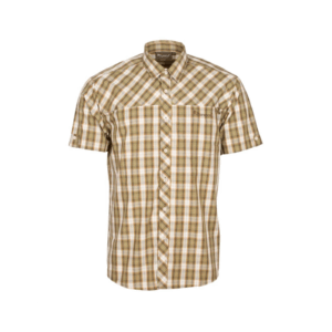 Pinewood Cliff Skjorte SS Mid Khaki/Bronze