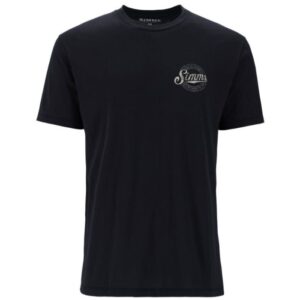 Simms Circle Lockup T-Shirt Black