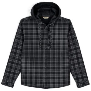 Simms Coldweather Hooded Shacket Wakemup Plaid:Black