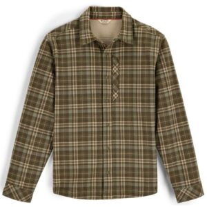 Simms Coldweather Shacket Schooner Plaid:Loden
