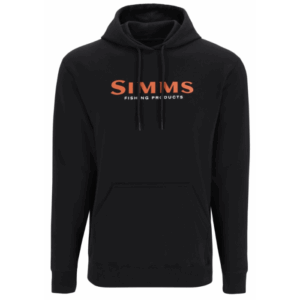Simms Logo Hoody Black