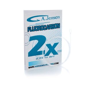 A. Jensen Tapered Fluocarbon Leader 9ft - 0,20mm
