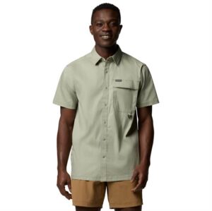 Columbia Mens Landroamer Twill SS Shirt, Safari