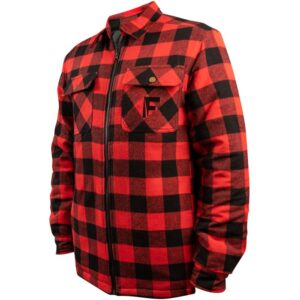 Fladen Skjorte Foret Rød/Sort