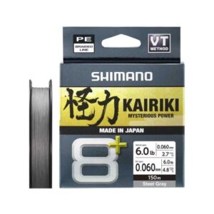 Shimano Kairiki 8+ Steel Grey 150m