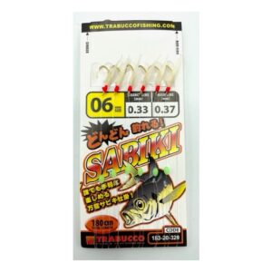 Trabucco Sabiki Rig Fiskehud rød tråd