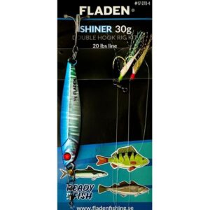 Fladen Shiner Double Hook Rig Kit 30gr Blue