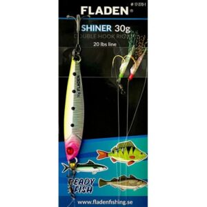 Fladen Shiner Double Hook Rig Kit 30gr Lime