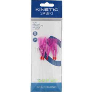 Kinetic Sabiki Nordic Mackerel Pink/Crystal Flash